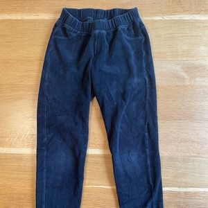 Hanna Andersson velour leggings bundle, size 130